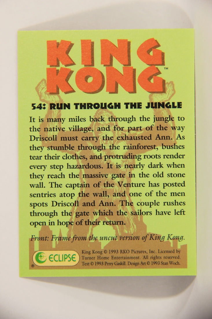King Kong 60th Anniversary 1993 Trading Card #54 Run Through The Jungle L007922