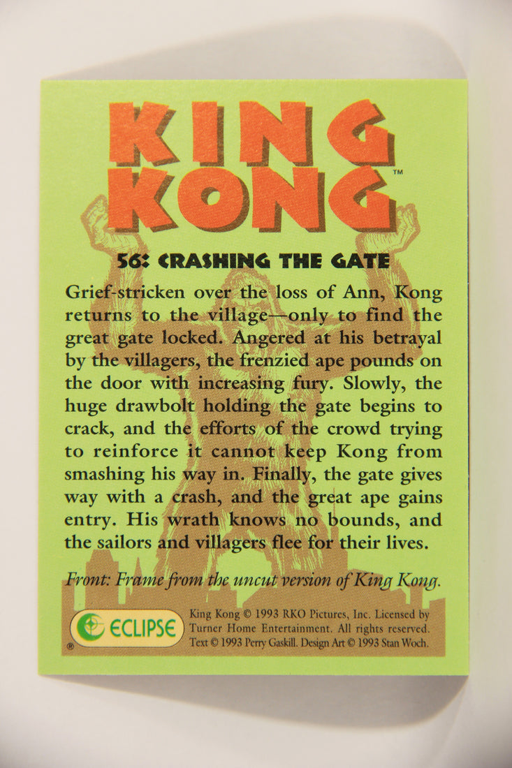 King Kong 60th Anniversary 1993 Trading Card #56 Crashing The Gate L007924