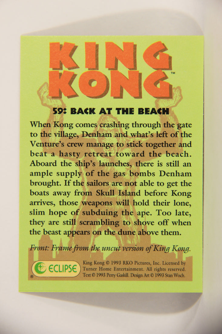 King Kong 60th Anniversary 1993 Trading Card #59 Back At The Beach L007927
