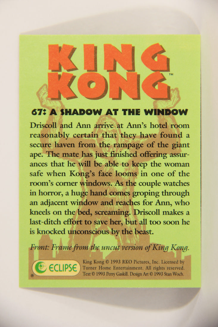 King Kong 60th Anniversary 1993 Trading Card #67 A Shadow At The Window L007935