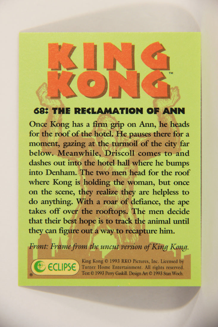 King Kong 60th Anniversary 1993 Trading Card #68 The Reclamation Of Ann L007936