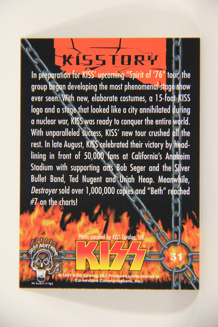 Kiss 1998 Series I Trading Card #31 California's Anaheim Stadium L008410
