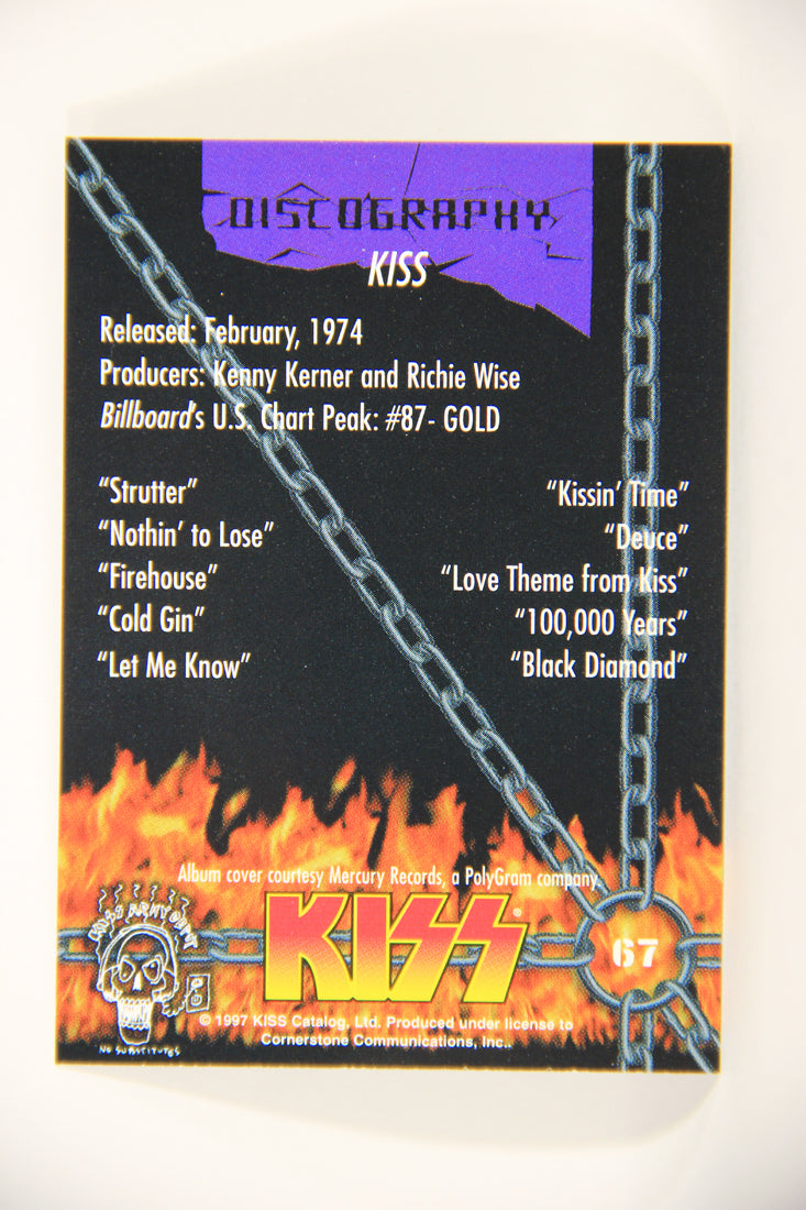 Kiss 1998 Series I Trading Card #67 KISS Album L008446