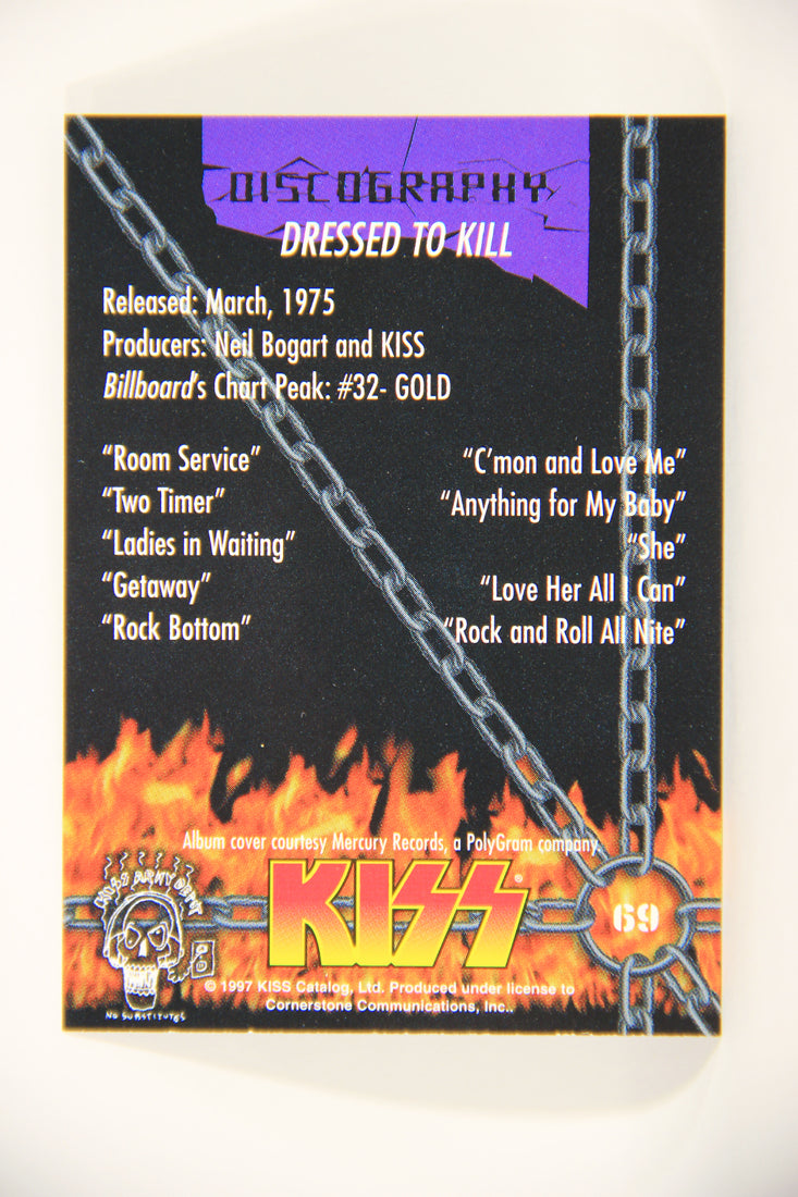 Kiss 1998 Series I Trading Card #69 Dressed To Kill L008448