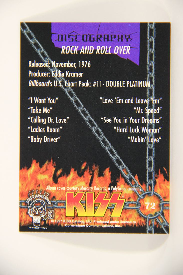 Kiss 1998 Series I Trading Card #72 Rock And Roll Over L008451