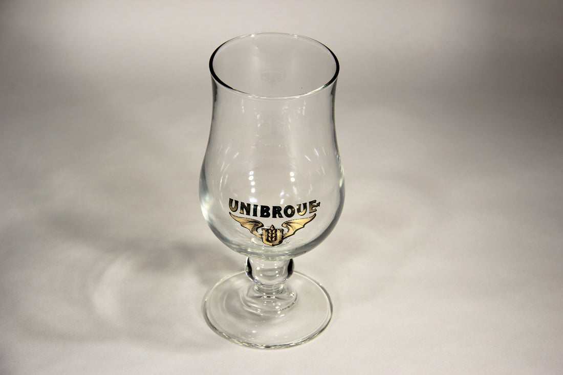 Unibroue Brewery Beer Small Tulip Glass Canada Quebec L008926