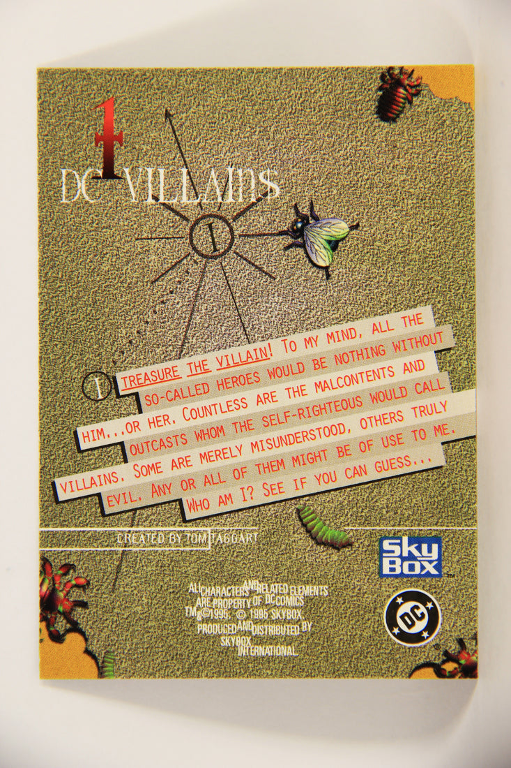 DC Villains The Dark Judgment 1995 Trading Card #1 DC Villains L009146