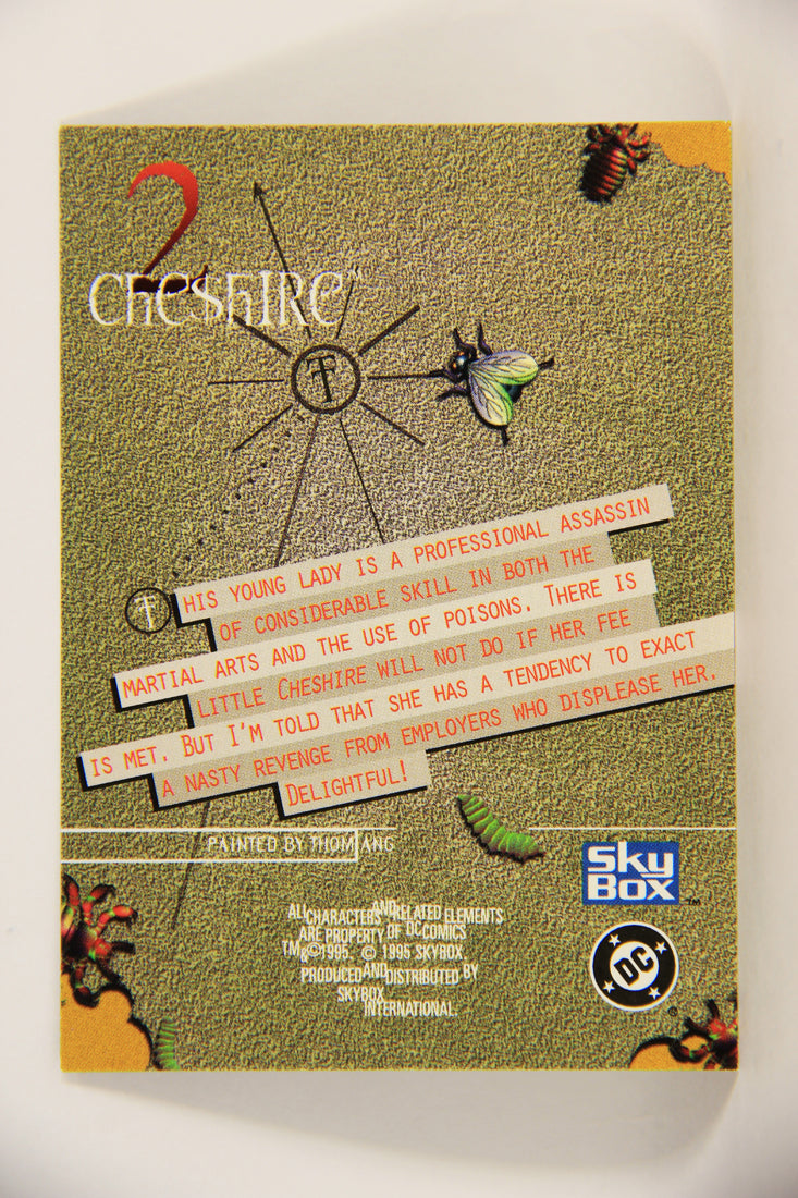 DC Villains The Dark Judgment 1995 Trading Card #2 Cheshire L009147