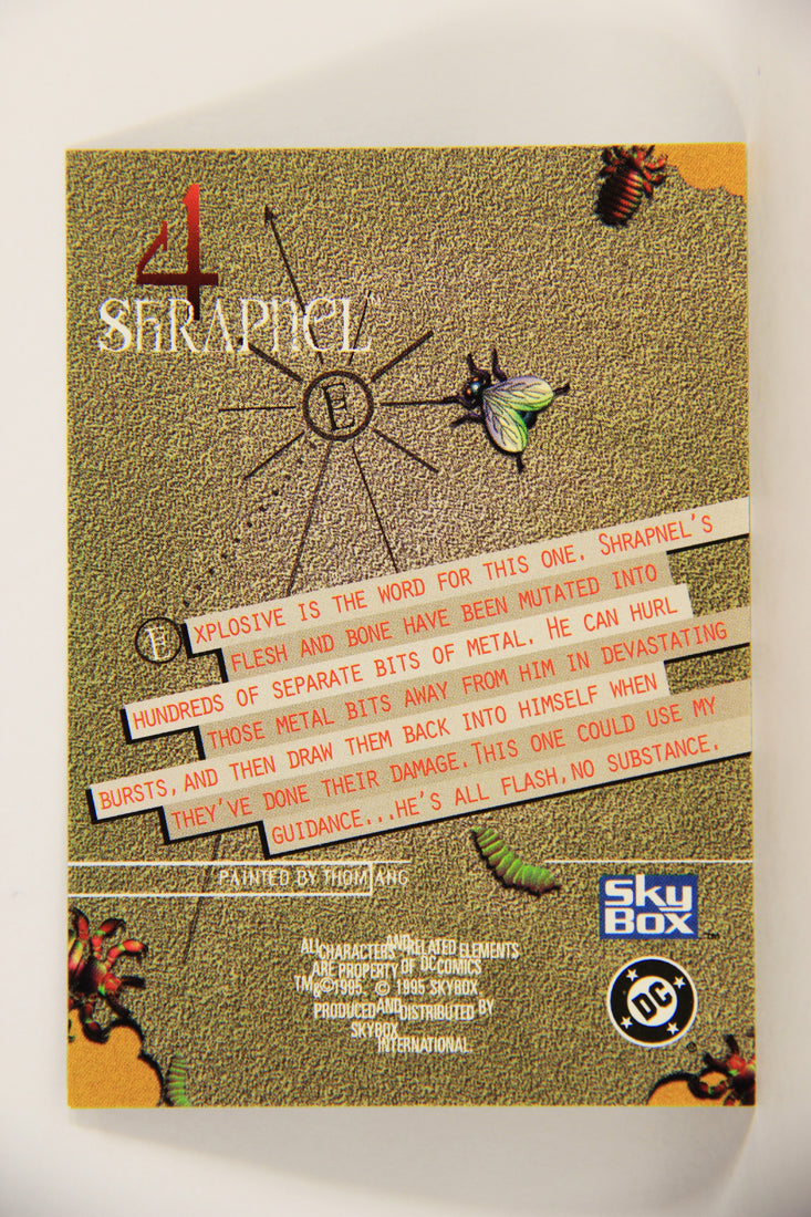 DC Villains The Dark Judgment 1995 Trading Card #4 Shrapnel L009149