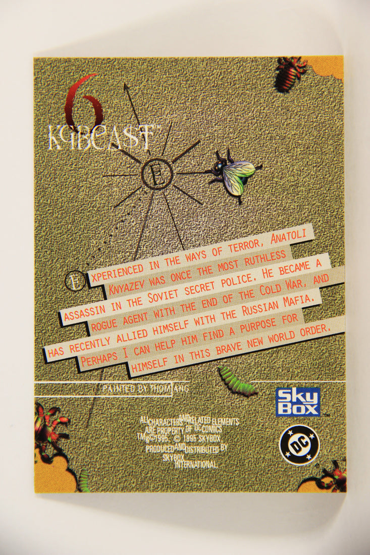 DC Villains The Dark Judgment 1995 Trading Card #6 KGBeast L009151