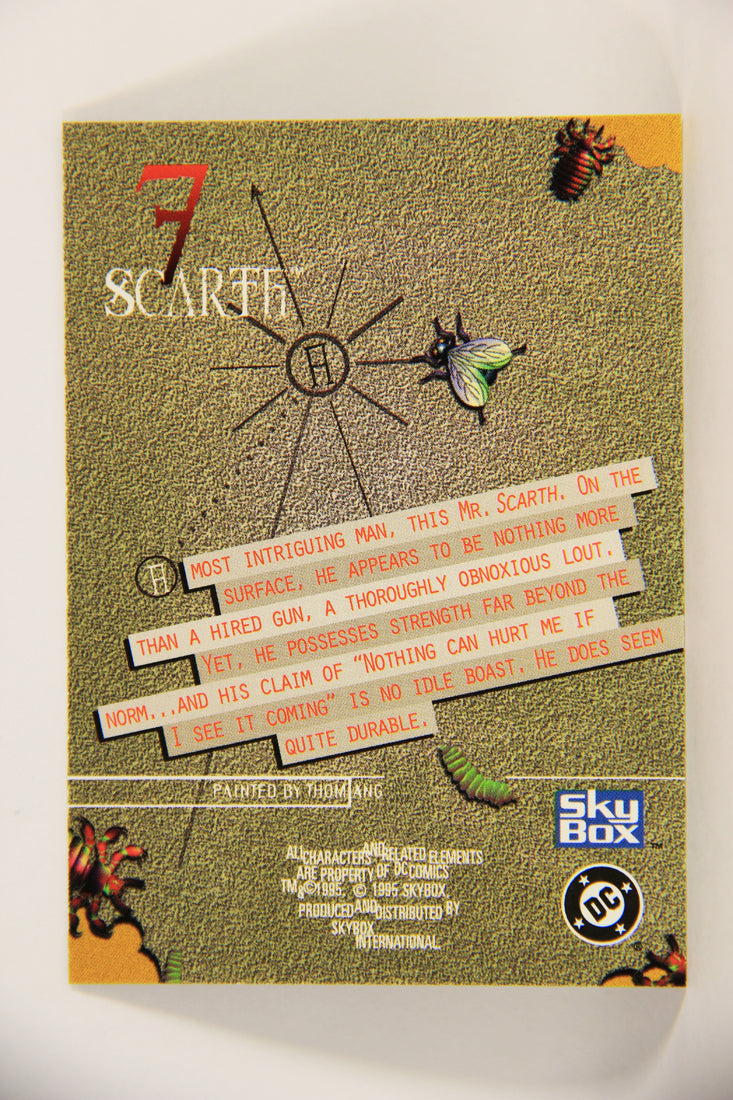 DC Villains The Dark Judgment 1995 Trading Card #7 Scarth L009152