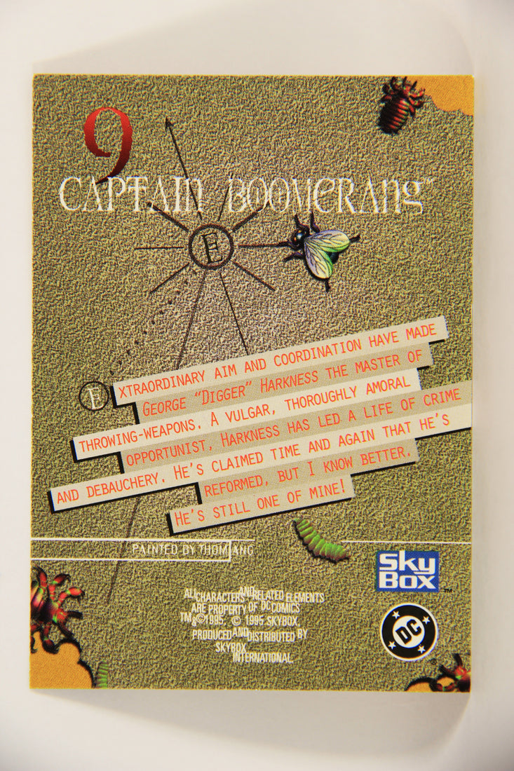 DC Villains The Dark Judgment 1995 Trading Card #9 Captain Boomerang L009154