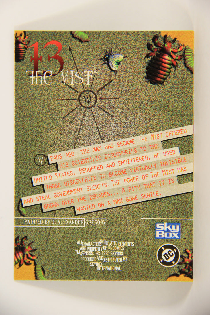 DC Villains The Dark Judgment 1995 Trading Card #13 The Mist L009158