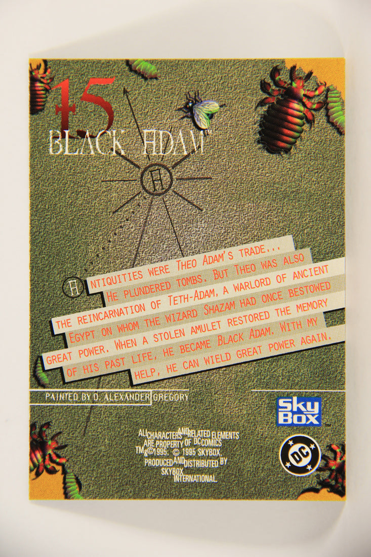 DC Villains The Dark Judgment 1995 Trading Card #15 Black Adam L009160