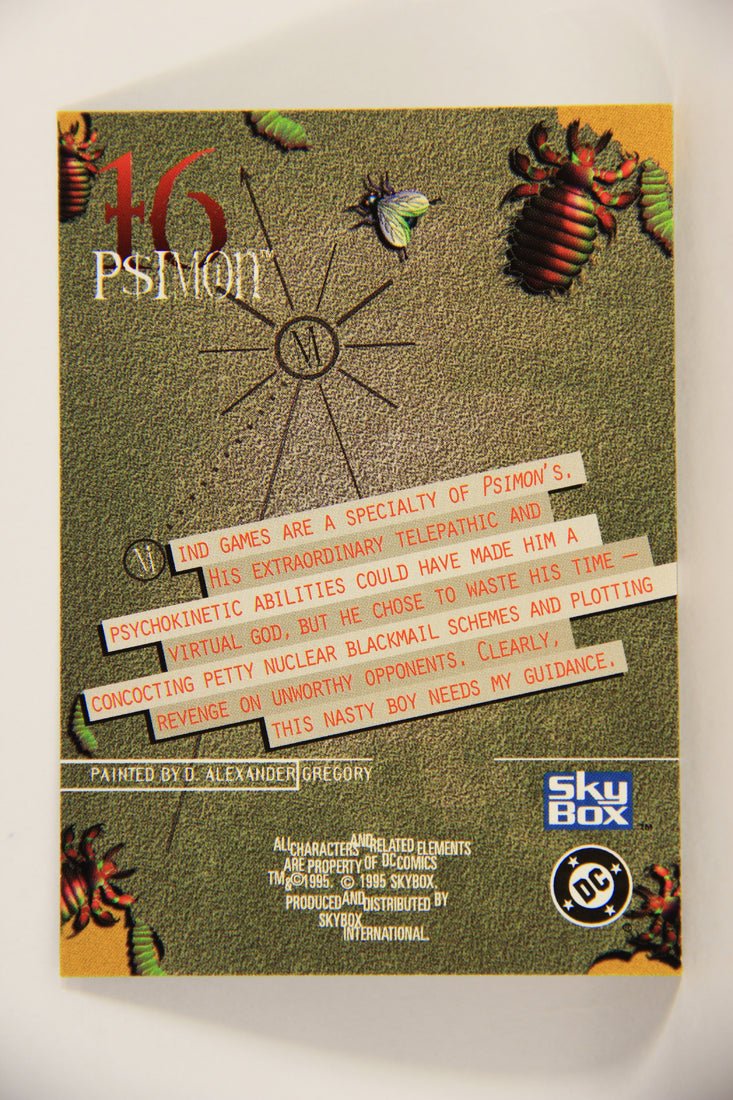 DC Villains The Dark Judgment 1995 Trading Card #16 Psimon L009161