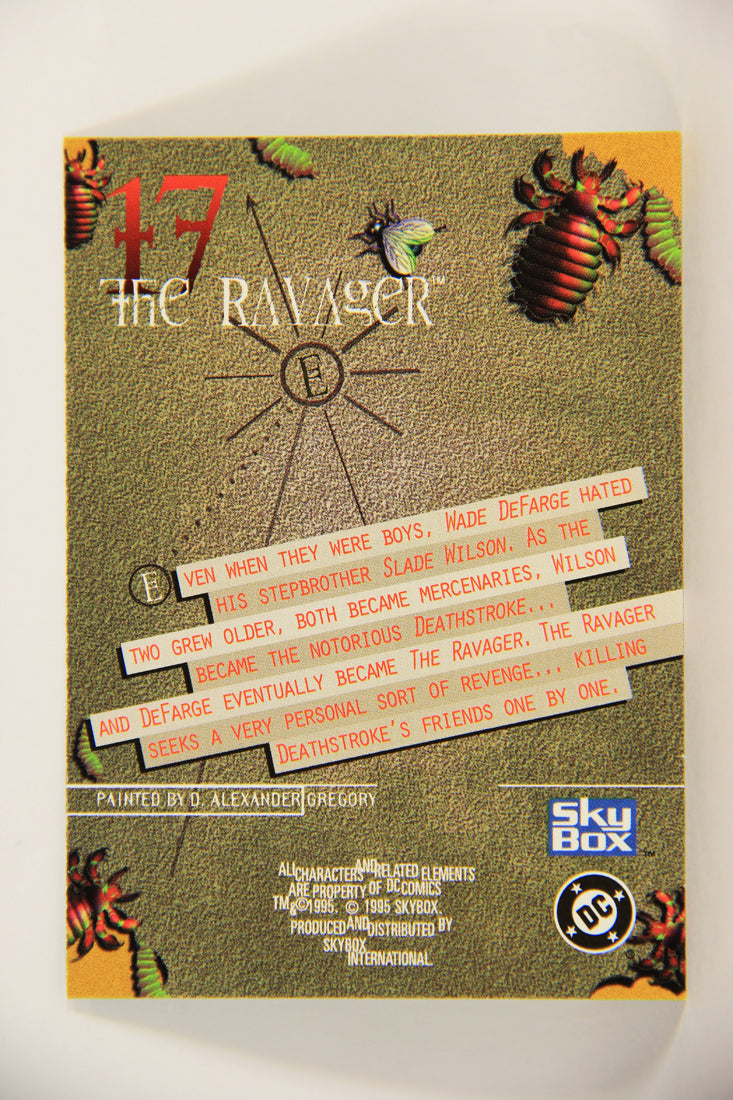 DC Villains The Dark Judgment 1995 Trading Card #17 The Ravager L009162