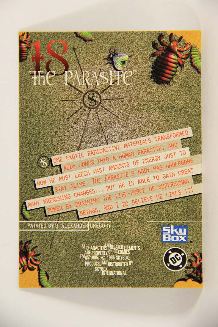 DC Villains The Dark Judgment 1995 Trading Card #18 The Parasite L009163