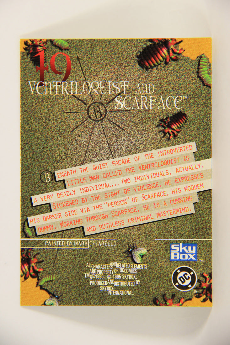 DC Villains The Dark Judgment 1995 Trading Card #19 Ventriloquist And Scarface L009164