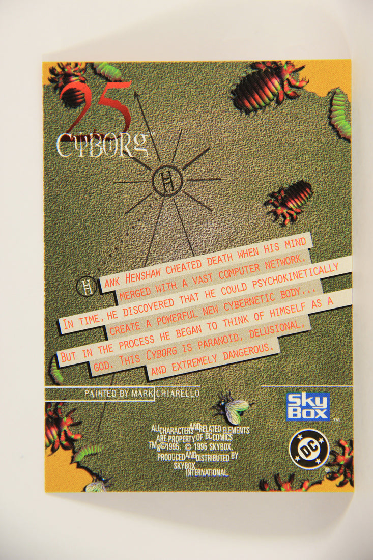 DC Villains The Dark Judgment 1995 Trading Card #25 Cyborg L009170