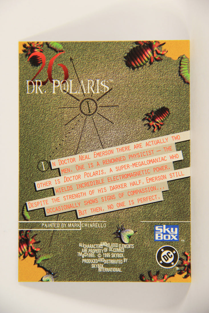 DC Villains The Dark Judgment 1995 Trading Card #26 Dr. Polaris L009171
