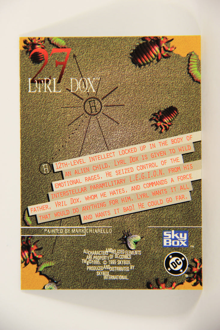 DC Villains The Dark Judgment 1995 Trading Card #27 Lyrl Dox L009172