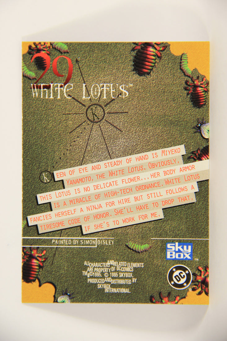 DC Villains The Dark Judgment 1995 Trading Card #29 White Lotus L009174