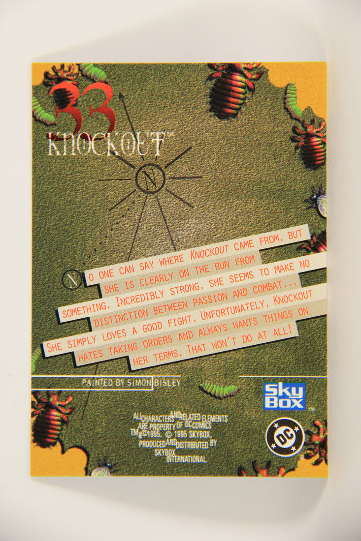 DC Villains The Dark Judgment 1995 Trading Card #33 Knockout L009178