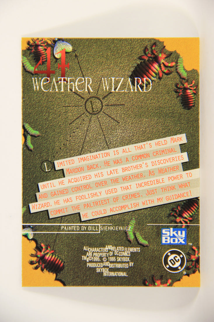DC Villains The Dark Judgment 1995 Trading Card #41 Weather Wizard L009186