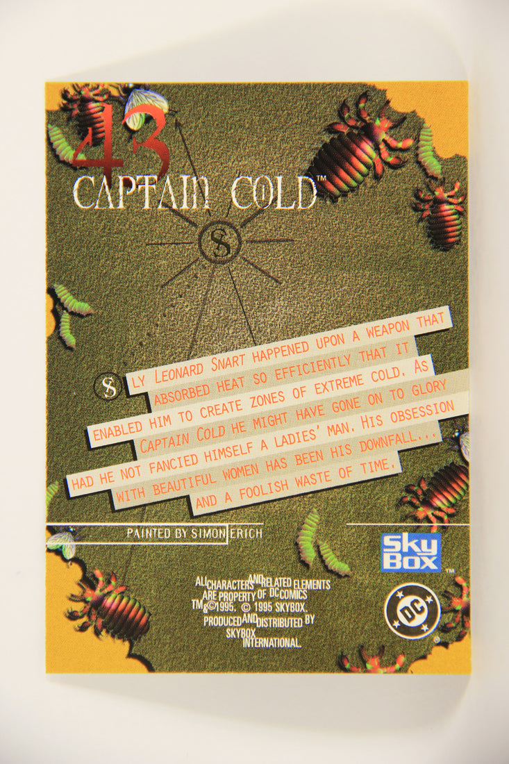 DC Villains The Dark Judgment 1995 Trading Card #43 Captain Cold L009188