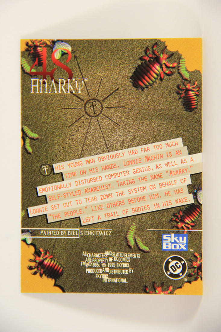 DC Villains The Dark Judgment 1995 Trading Card #48 Anarky L009193