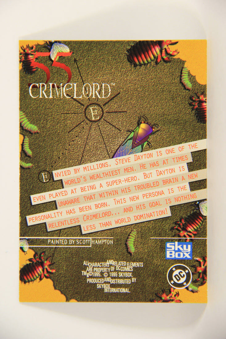 DC Villains The Dark Judgment 1995 Trading Card #55 Crimelord L009200