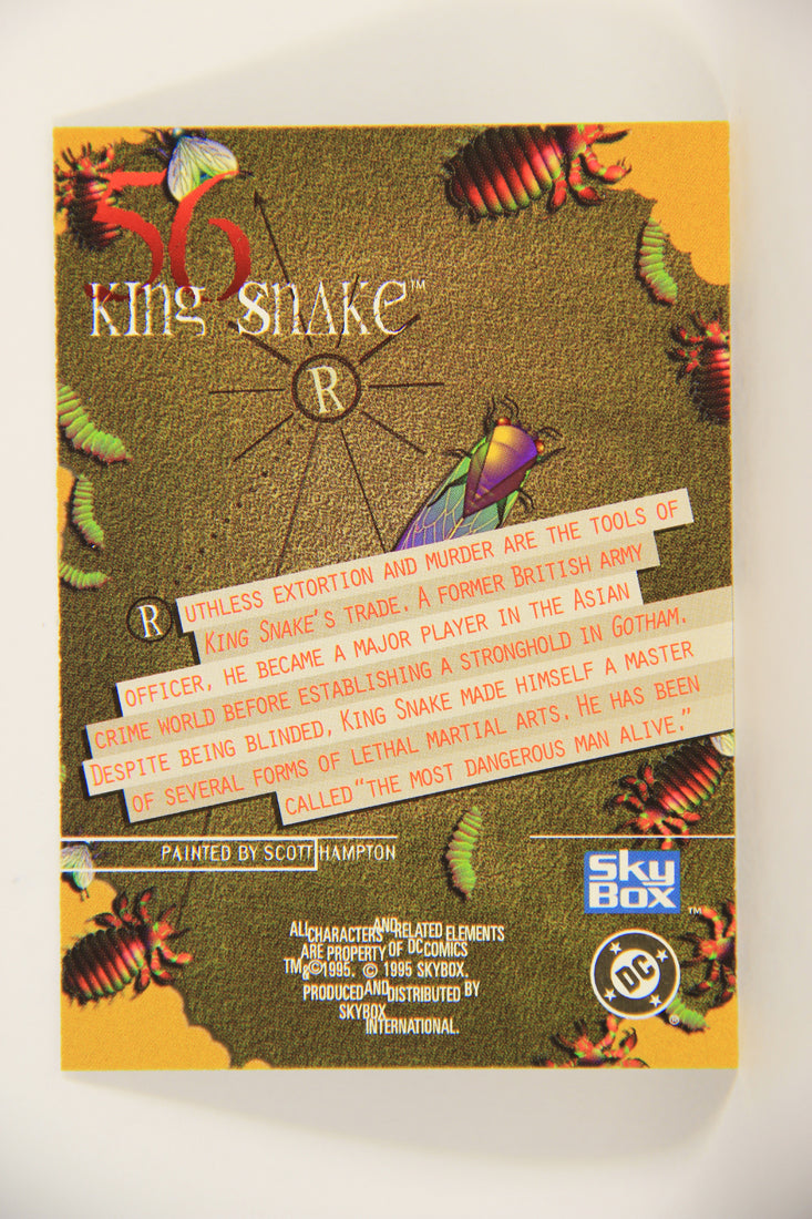 DC Villains The Dark Judgment 1995 Trading Card #56 King Snake L009201