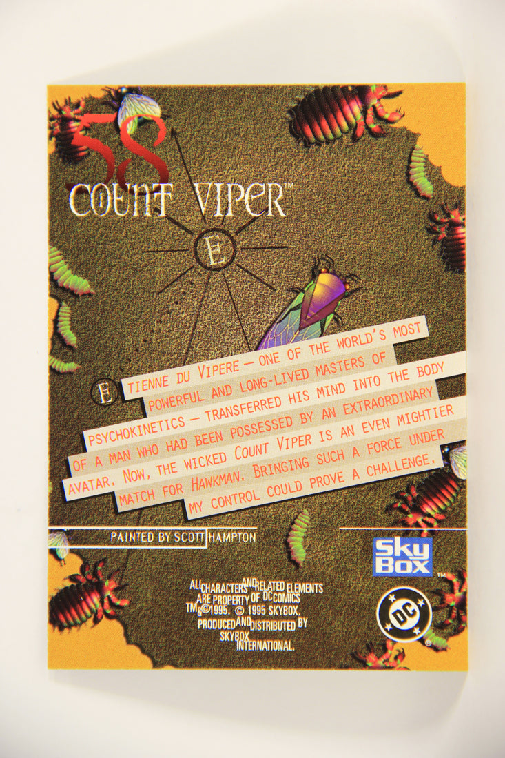 DC Villains The Dark Judgment 1995 Trading Card #58 Count Viper L009203