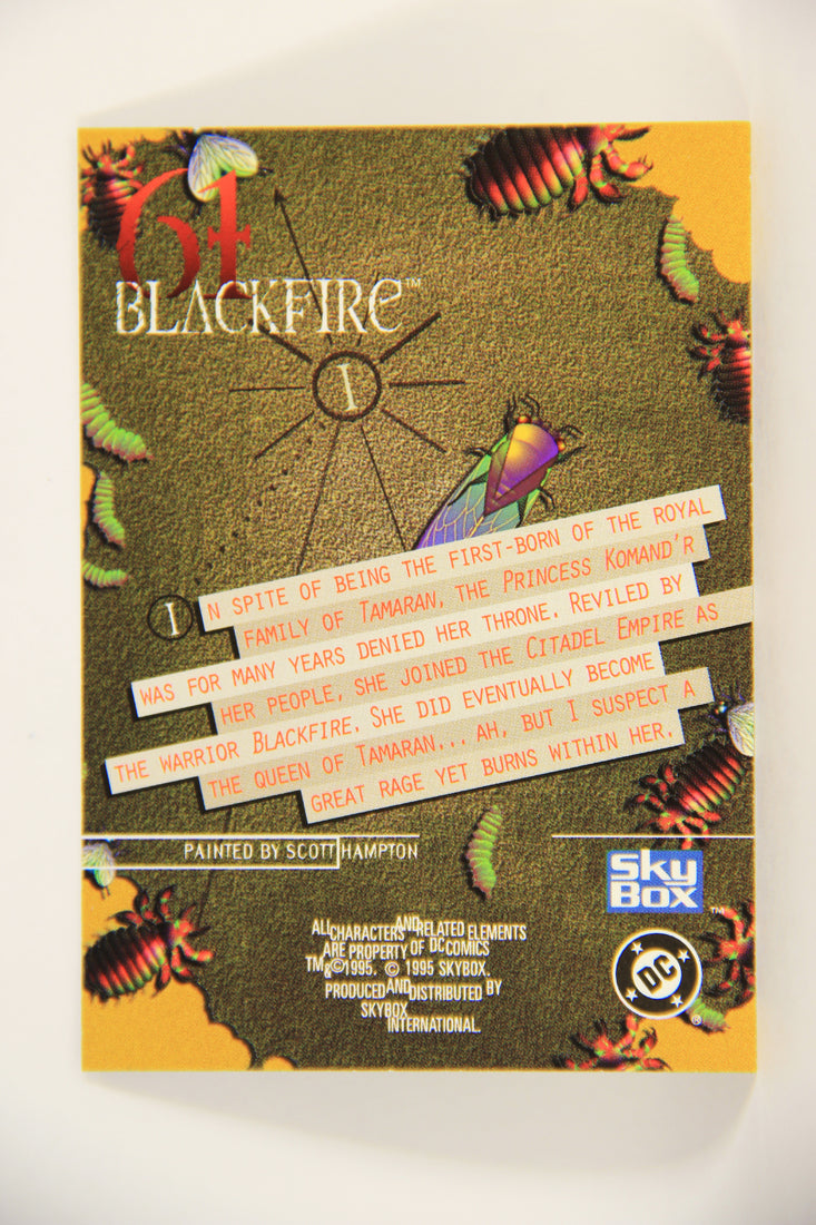 DC Villains The Dark Judgment 1995 Trading Card #61 Blackfire L009206