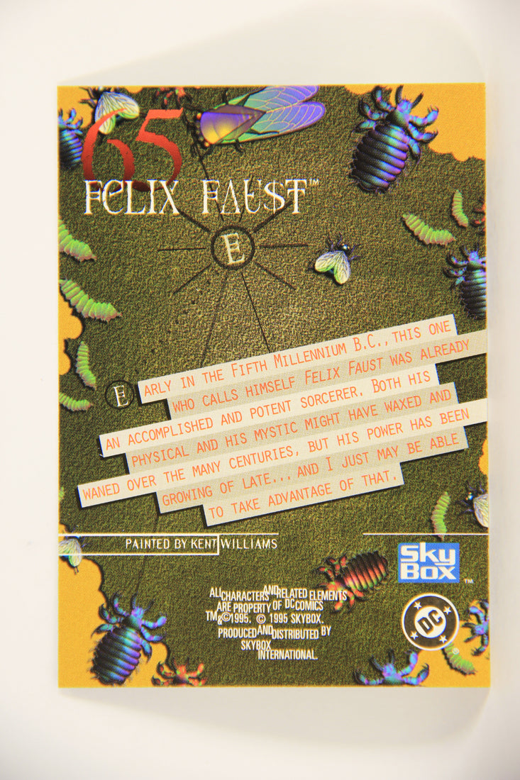 DC Villains The Dark Judgment 1995 Trading Card #65 Felix Faust L009210