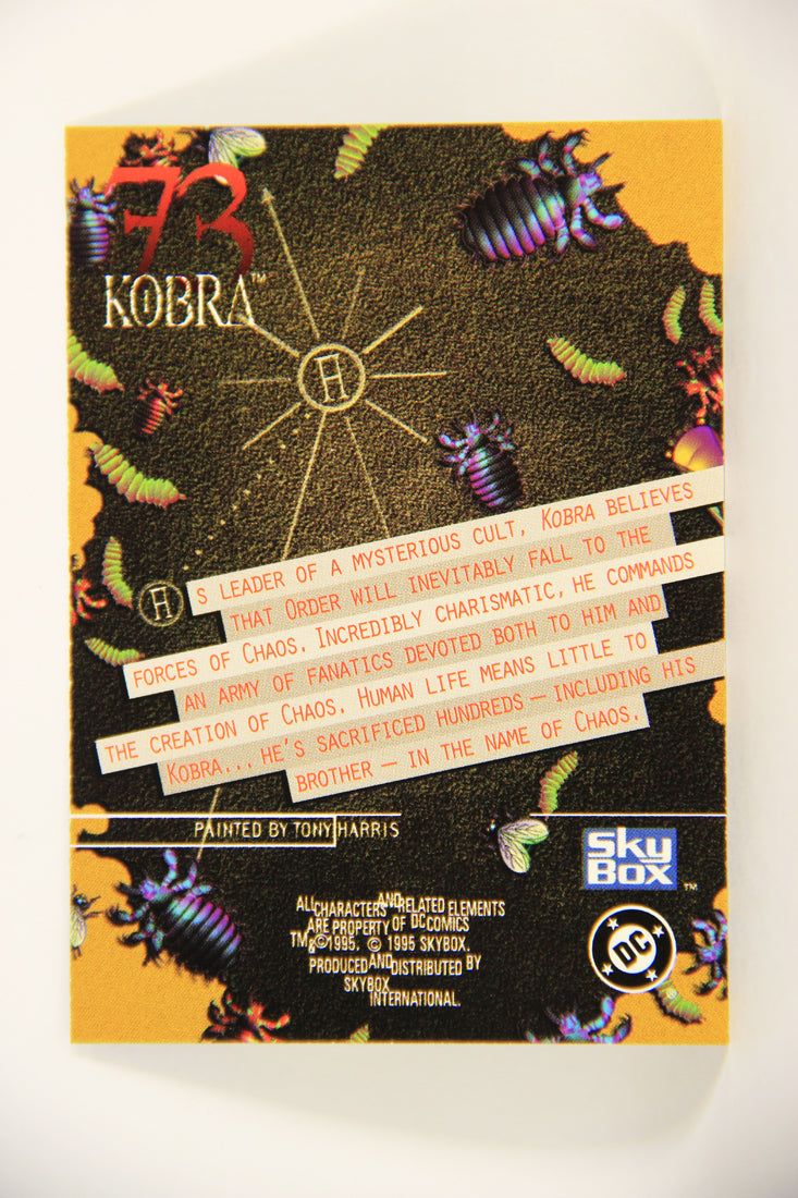 DC Villains The Dark Judgment 1995 Trading Card #73 Kobra L009218