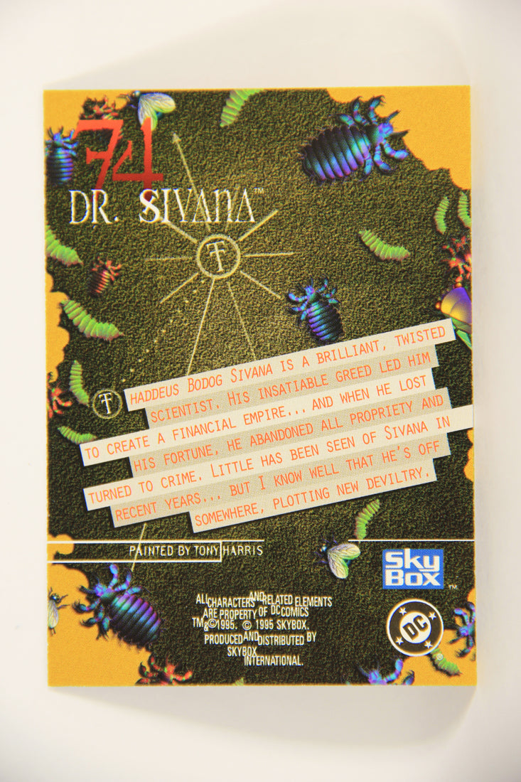 DC Villains The Dark Judgment 1995 Trading Card #74 Dr. Sivana L009219