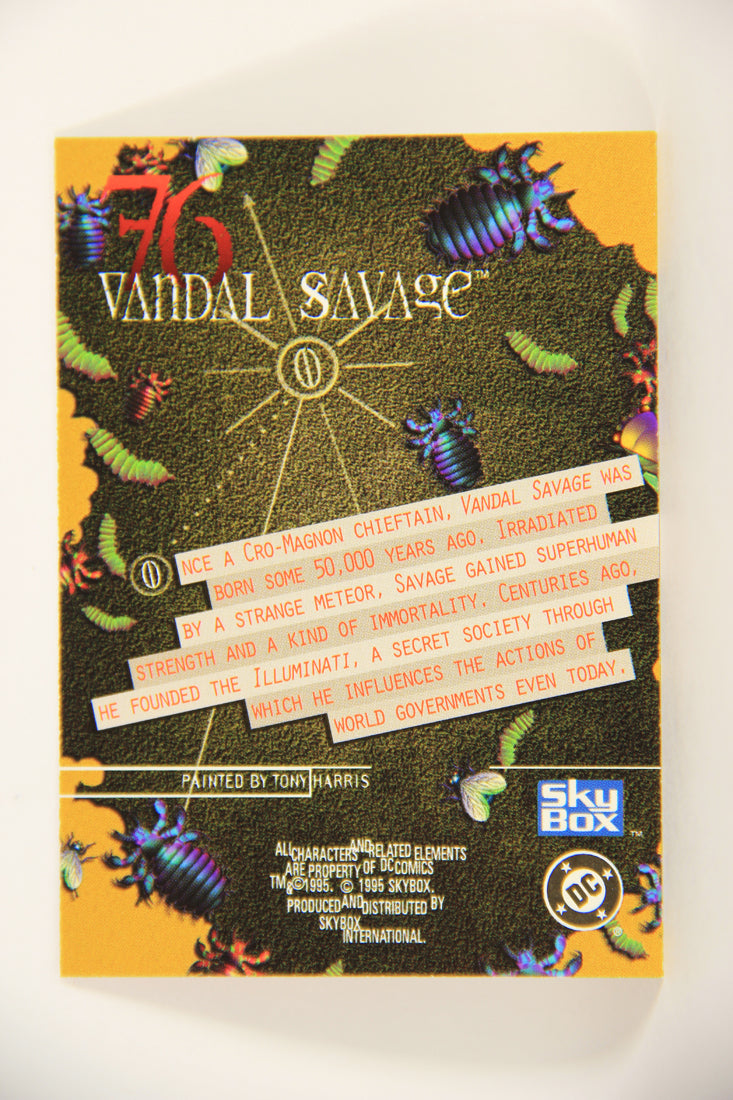 DC Villains The Dark Judgment 1995 Trading Card #76 Vandal Savage L009221