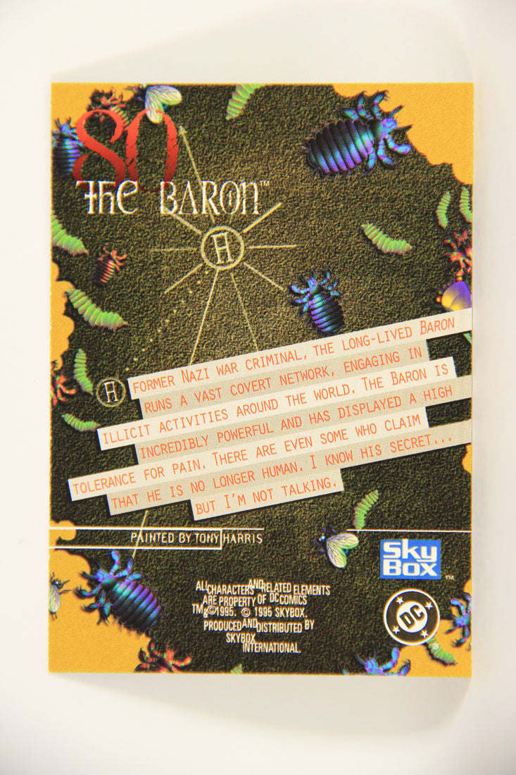 DC Villains The Dark Judgment 1995 Trading Card #80 The Baron L009225