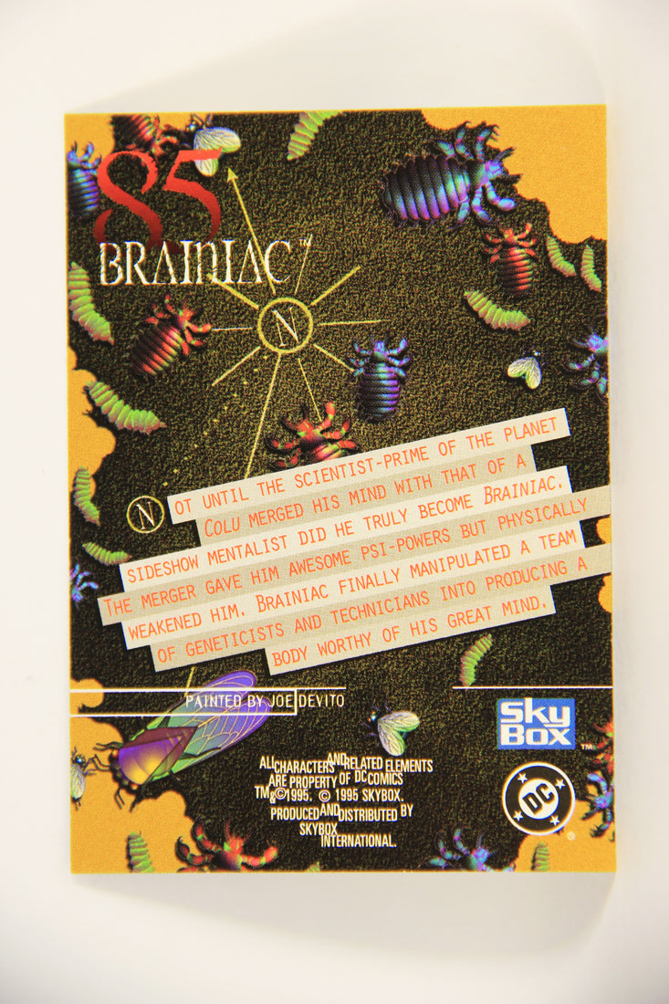 DC Villains The Dark Judgment 1995 Trading Card #85 Brainiac L009230