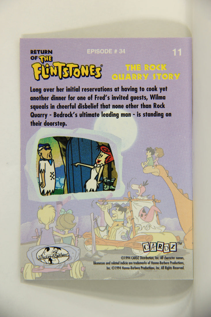 Return Of The Flintstones 1994 Trading Card #11 Caught By Surprise ENG L009299