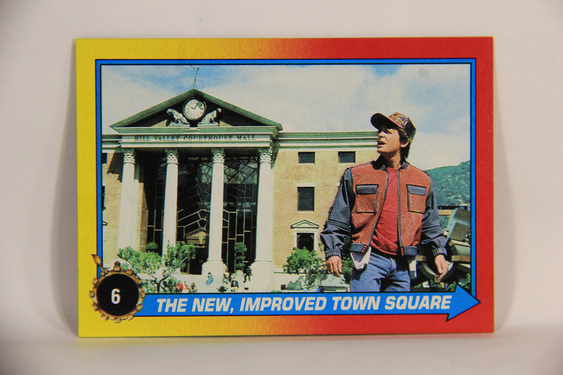 Back To The Future II 1989 Trading Card #6 The New Improved Town Square L009418