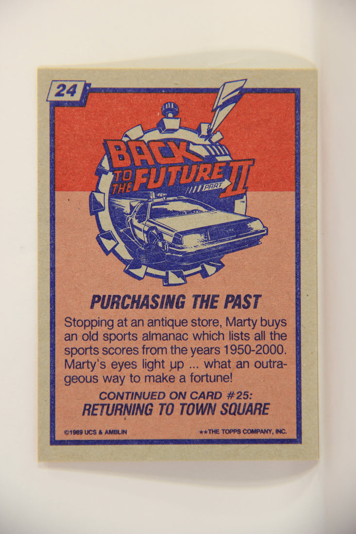 Back To The Future II 1989 Trading Card #24 Purchasing The Past L009427