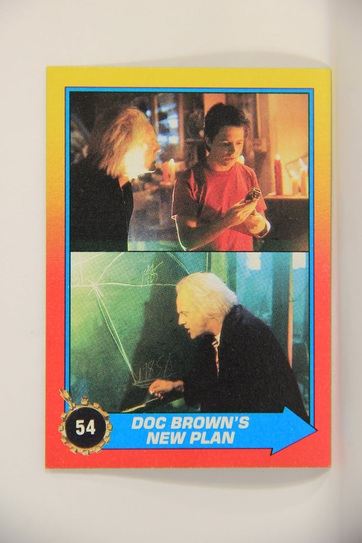 Back To The Future II 1989 Trading Card #54 Doc Brown's New Plan L009441