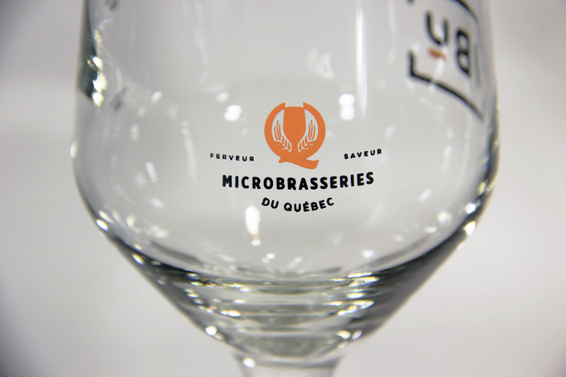 IBU International Bitterness Units Beer Glass - Goblet Glass Type Canada Quebec L009482