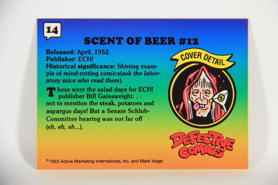 Defective Comics 1993 Trading Card #14 The Scent of Beer #12 ENG L009836
