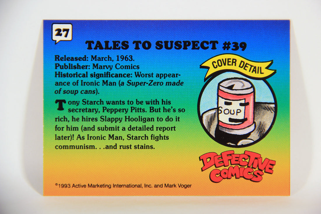 Defective Comics 1993 Trading Card #27 Tales To Suspect #39 ENG L009849