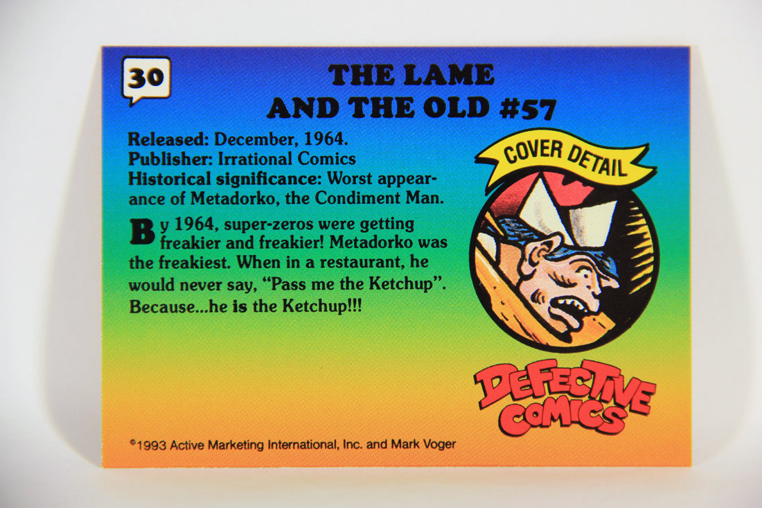 Defective Comics 1993 Trading Card #30 Metadorko #57 ENG L009852