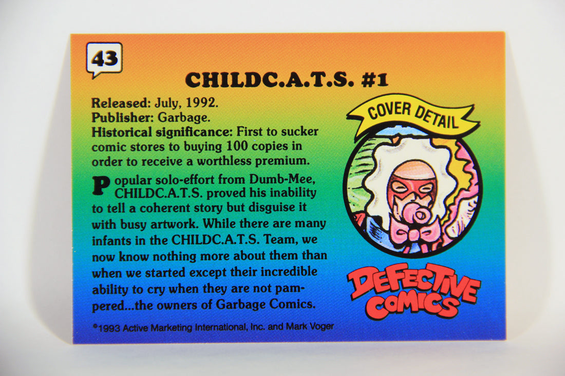 Defective Comics 1993 Trading Card #43 ChildC.A.T.S #1 ENG L009865