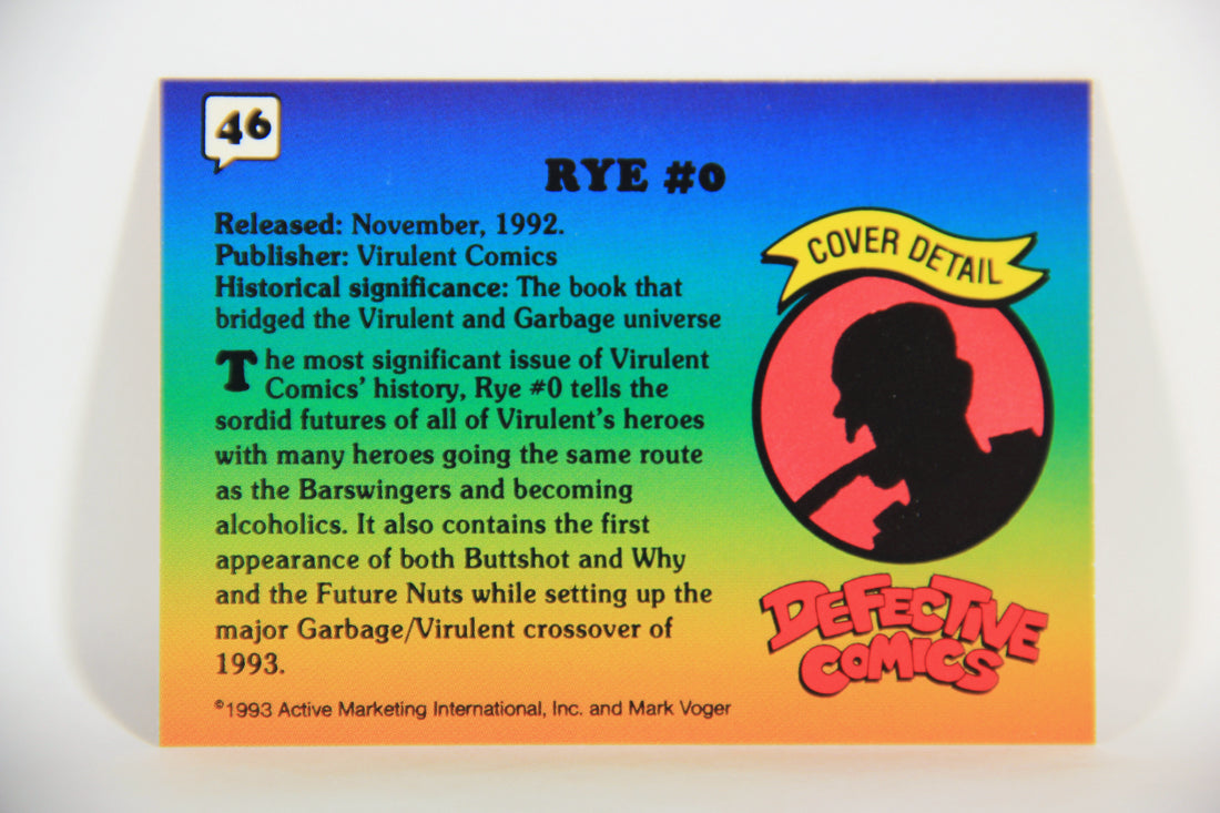 Defective Comics 1993 Trading Card #46 Rye #0 ENG L009868